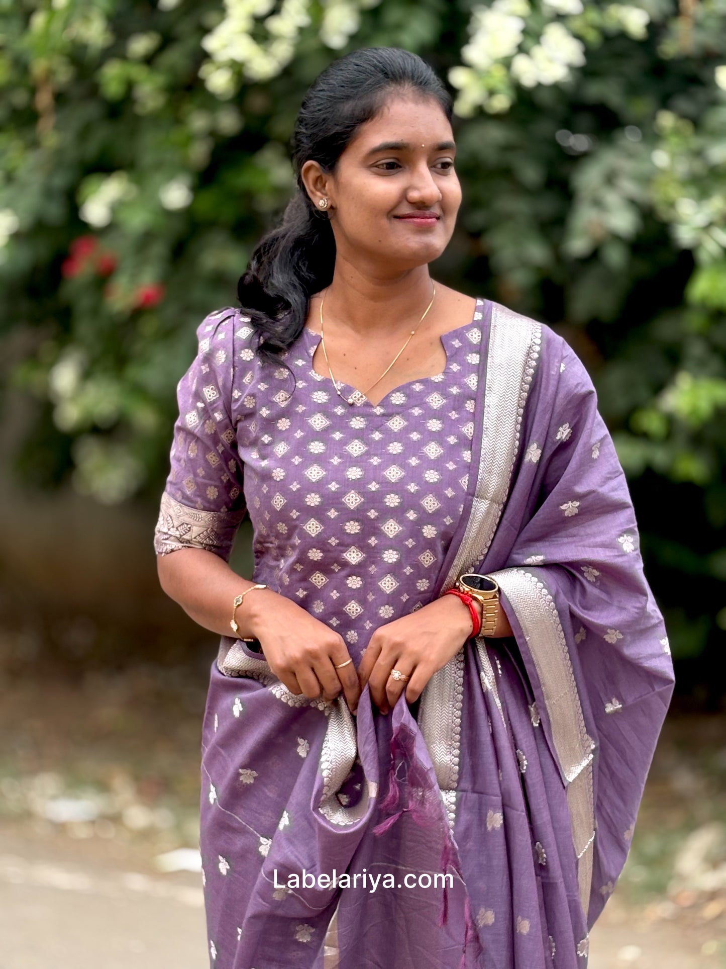 Blueberry Banarasi Suit