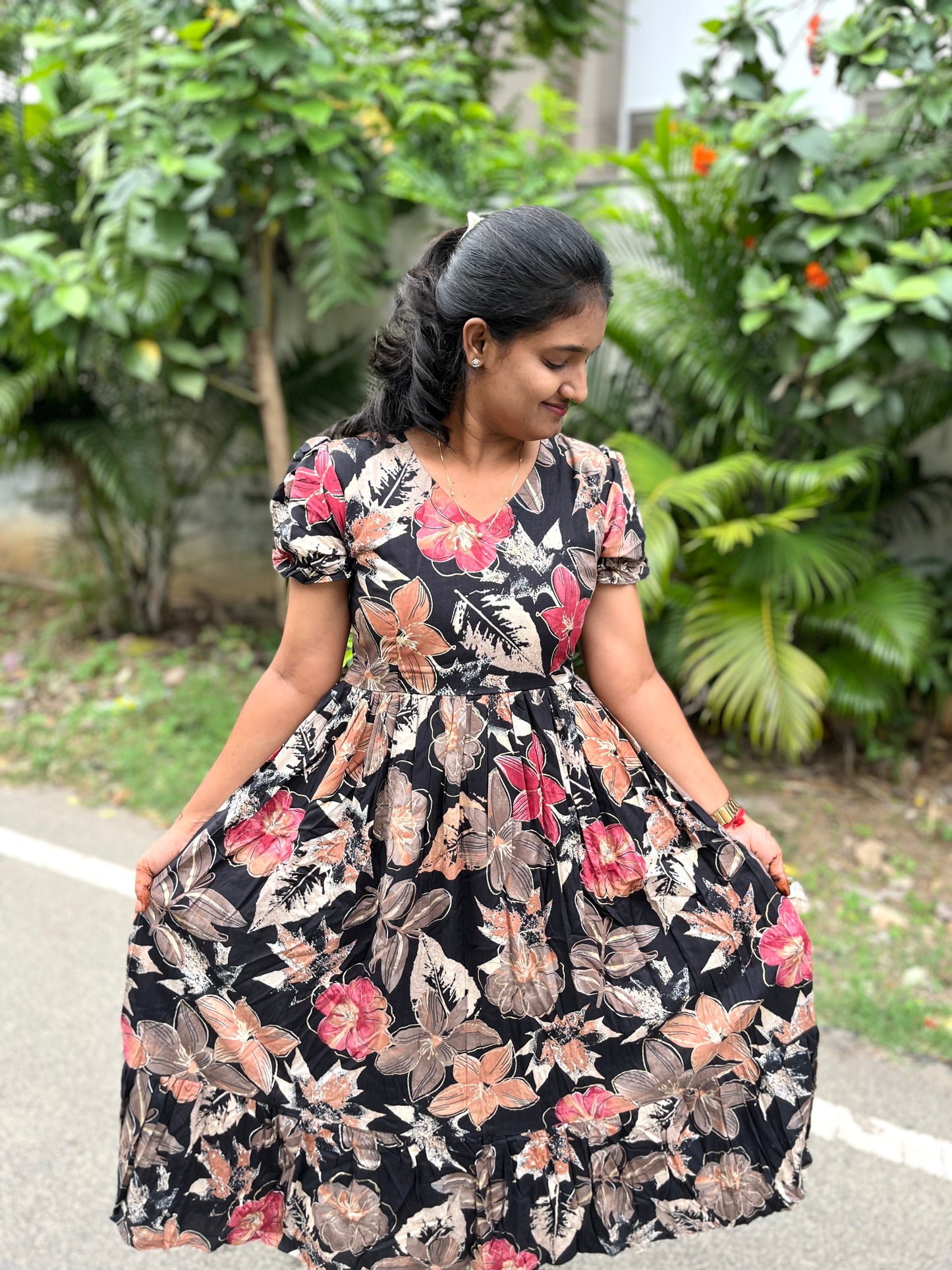 LA279~Black Orchid Maxi🥀