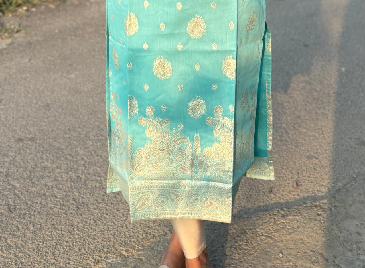 LA171~ Chanderi Silk kurti