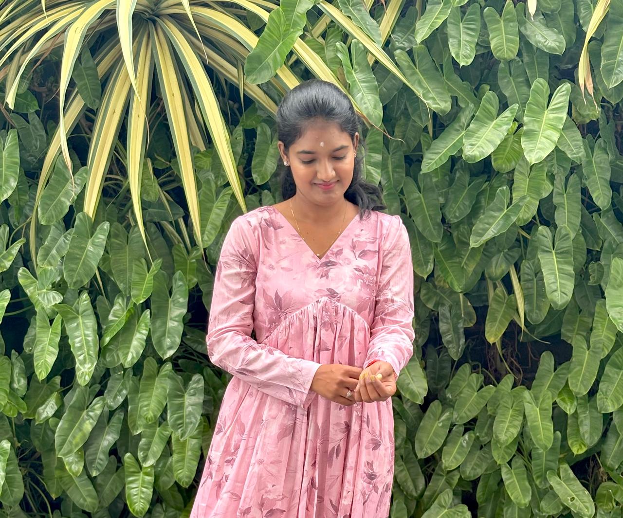 LA207~ Soft flowy Alya cut maxi