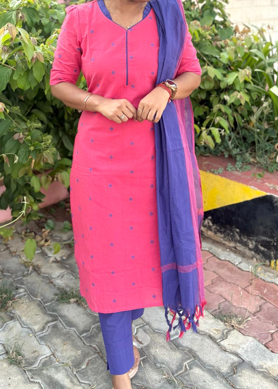 LA187~ South Indian cotton set